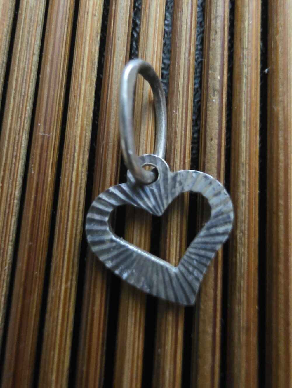 Sterling Silver Heart Charm (Vintage)